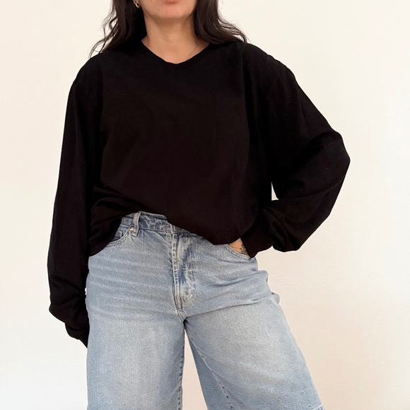 Talentless black LS tee - Picture 1 of 5